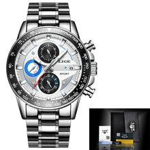 Load image into Gallery viewer, LIGE New Watch Men Sport